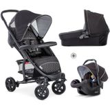 hauck Malibu 4 Trioset Black / Silver