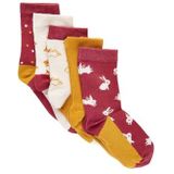 Minymo Sokken 5-Pack Patroon Roan Rouge