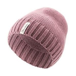 Sterntaler Gebreide muts lamswol pastel paars