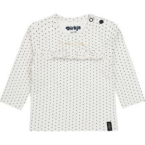 Dirkje Shirt met lange mouwen van white gestippeld