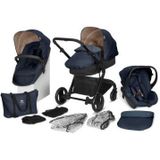 cbx Buggy Bimisi Flex One Box Jeansy Blauw met kinderwagen Shima van cybex