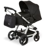 ABC DESIGN Combikinderwagen Turbo 4 inclusief accessoireset Black