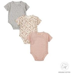 Dirkje Romper 3-pack multi colour