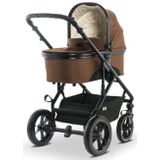 MOON Combi Kinderwagen Nuova chocolate/structure