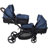 babyGO Duo kinderwagen Twiner Blue