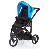 ABC DESIGN Kinderwagen Cobra plus black-water, frame black / zitting black