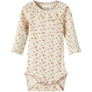 Lil'Atelier Lange Mouw Bodysuit Nbfrachel Fog