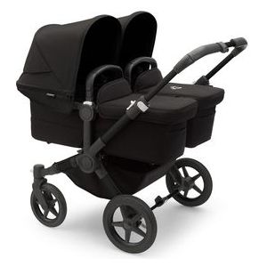 bugaboo Duo kinderwagen Donkey 5 Twin Complete Black/Midnight Black