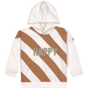 LÄSSIG Kinderhoodie GOTS Happy milky /karamel