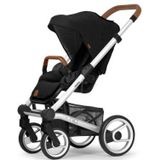 mutsy wandelwagen Nio frame Silver Cognac inclusief zitje en zonnekap North Black