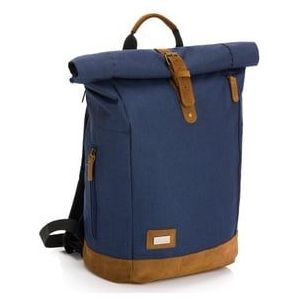 fillikid Luiertas Rugzak Rolltop Berlin Navy Melange