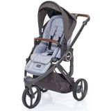 ABC DESIGN Kinderwagen Cobra plus graphite grey-cloud, frame cloud / zitting graphite grey