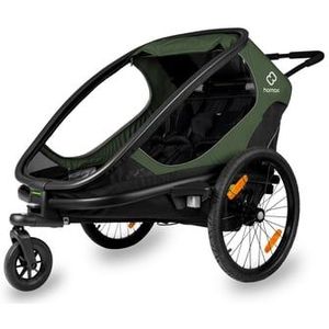 hamax Fietskar Outback met rugleuningverstelling Green Black