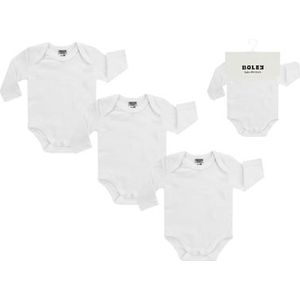 JACKY Bodysuit lange mouwen 3-pack wit