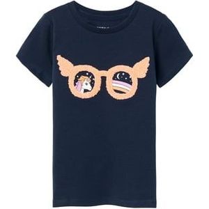 name it T-shirt Nmfhilde Dark Sapphire