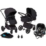 babyGO Combikinderwagen Summer met Base Black