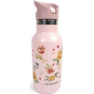 Filibabba roestvrijstalen drinkfles - Ocean Bloesem