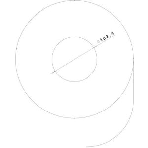 AEG aluminium, kleefband, 800m x 60mm 2291412050