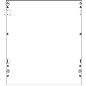 AEG buitenpaneel deur, 600x668mm 140000309058