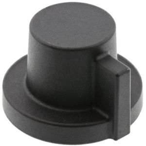 AEG knop, mat zwart 140101604019