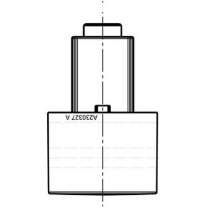AEG knop, energieschakelaar, zwart, 9-0 140229154053
