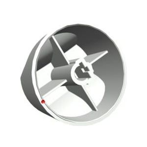 AEG knop, index, wit 140001955024