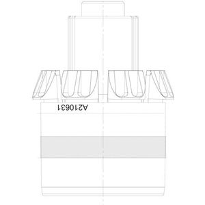 AEG knop, functies, inox, 10+0 140210733022