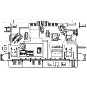 AEG niet-geconfigureerde module, set, EDR14,HP,B,COATED 140200738031