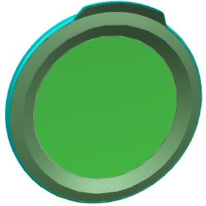 AEG deurkader, voorzijde, zwart 140201604018