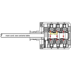 AEG aansluitdoos, met, kabel 140202855031