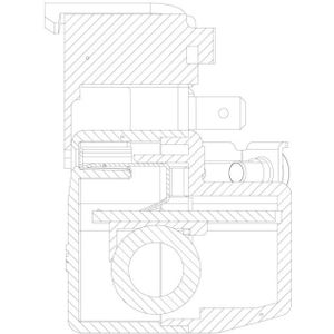 AEG aansluitklemmenbord, met, motorbeveiliging 2260223223