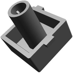 AEG knop, licht, grijs 140211795061