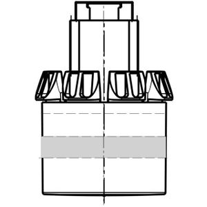 AEG knop, functies, zwart, 10+0 140207300058