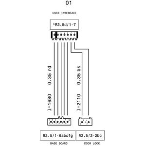 AEG kabel, deur 140114444106
