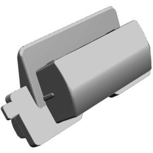 AEG AAN/UIT knop, wit, rechthoekig, ON/OFF 1085459004