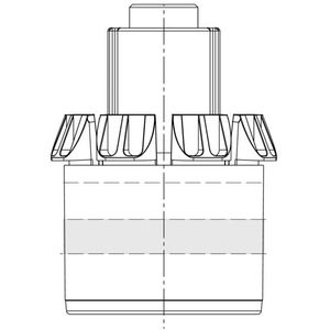 AEG knop, functies, wit 140237939040