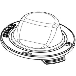 AEG deur, gesoldeerd, zilver, GSS,Ø490mm 140155141371