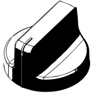 AEG knop, zwart, 140088604057