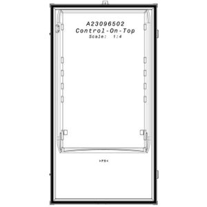AEG koelkastdeur, wit, 531.2x997mm 140230965018