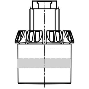 AEG knop, functies, wit, 10+0 140207300041