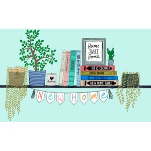 Greetz | Nieuwe woning kaart | plantjes | Standard Card
