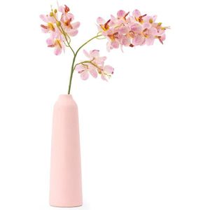 Greetz | Zijden Orchidee Roze | Incl. vaas |