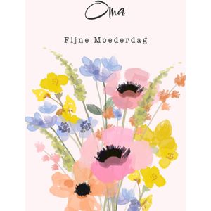 Greetz | Moederdagkaart | bloemen | oma | Postcard