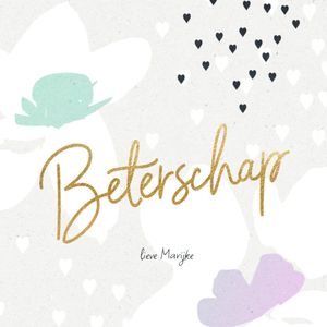 Luckz | Beterschapskaart | Beterschap met naam | Square Card