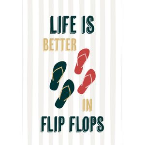 Greetz | Vakantiekaart | Slippers | Giant Card