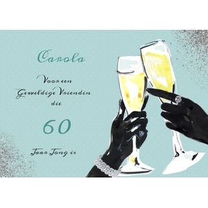 Greetz | Verjaardagskaart | Vriendin | Champagne | Giant Card