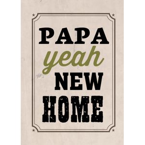 Greetz | Nieuwe woning kaart | papa | Standard Card