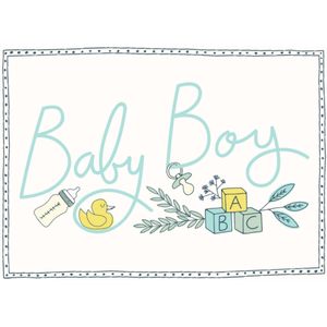 Greetz | Geboortekaart | babyboy | Large Card