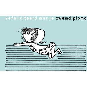 Fiep Westendorp | Zwemdiploma kaart | Zwemmen | Large Card