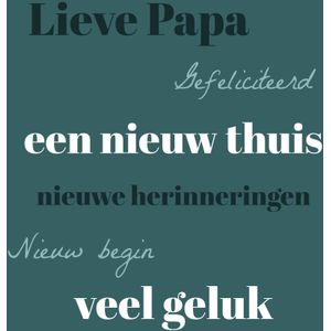Greetz | Verhuiskaart | Vader | Large Square Card